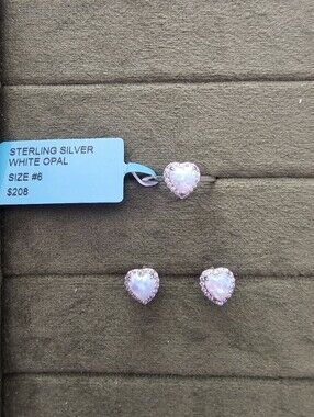 Sterling Silver Ring And Earring Set